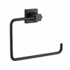 Kibi Cube Bathroom Towel Ring - Matte Black.. KBA1506MB